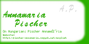 annamaria pischer business card